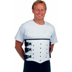 Air Back Νάρθηκας Μέσης σε Λευκό Χρώμα Ortholand